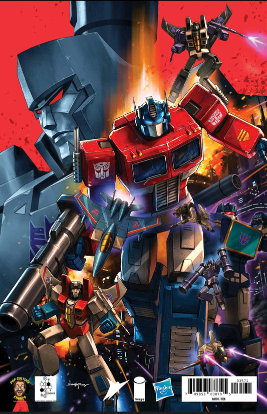Transformers #35 DOUBLE SIDED Santa Fung FOIL InStock