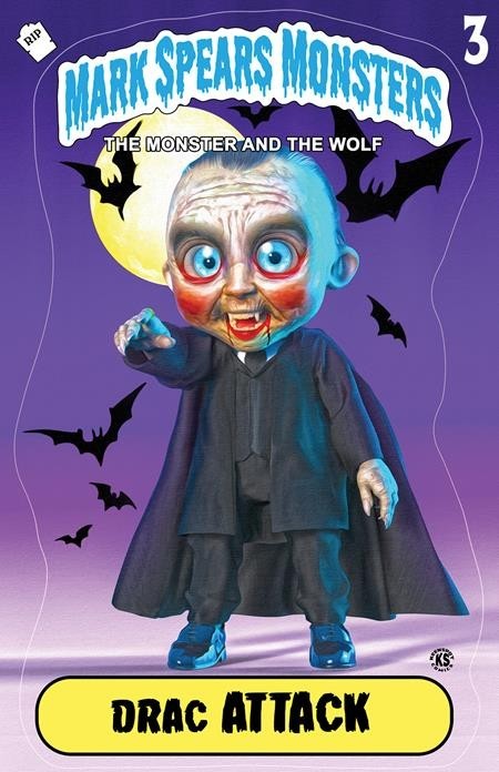 MARK SPEARS MONSTERS THE MONSTER & THE WOLF #2 - DRAC ATTACK OVER C RATIO 1:25