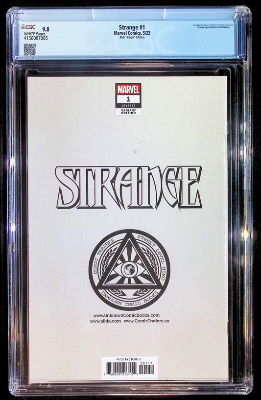 STRANGE #1 - SABINE RICH VIRGIN VARIANT 🔑KEY MARVEL COMICS 2022 CGC 9.8 NM/M
