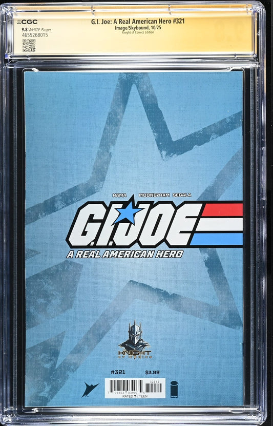 GI JOE #321 - KATYA SINYUKHINA VIRGIN VARIANT NYCC 2025 SIGNED & SKETCH CGC 9.8