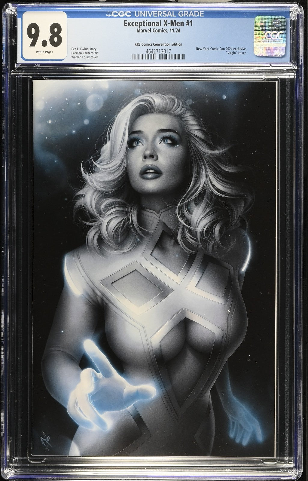 EXCEPTIONAL X-MEN #1 - WARREN LOUW VIRGIN VARIANT EDITION NYCC
