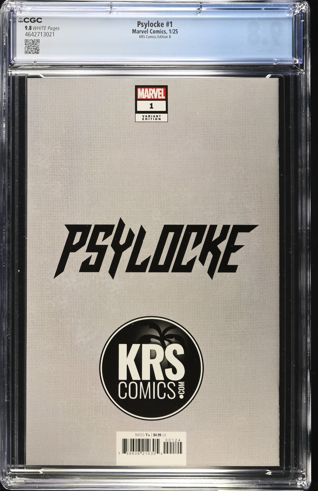 PSYLOCKE #1 - WARREN LOUW VIRGIN VARIANT EDITION CGC 9.8
