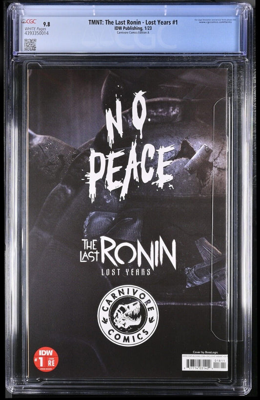 TMNT: THE LAST RONIN LOST YEARS #1 - BOSSLOGIC VIRGIN A LTD 1984 CGC 9.8