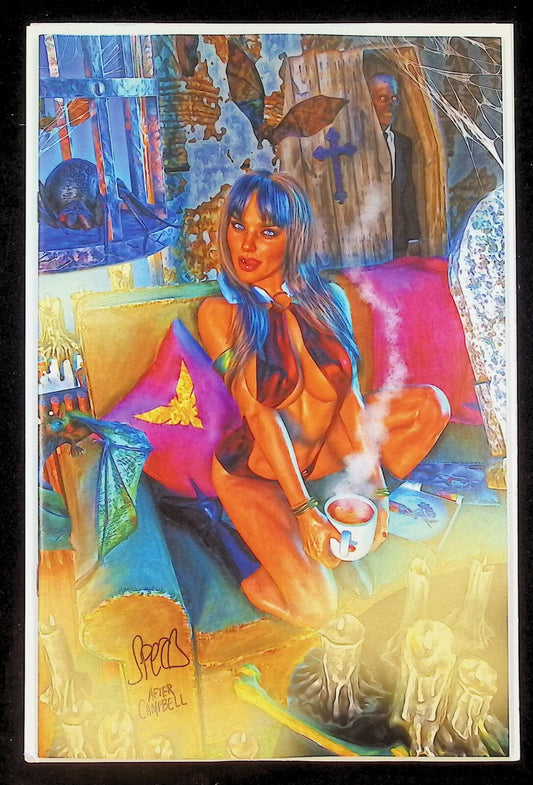 VAMPIRELLA #2 - MARK SPEARS VIRGIN VARIANT RATIO 1:25 INCENTIVE NM+