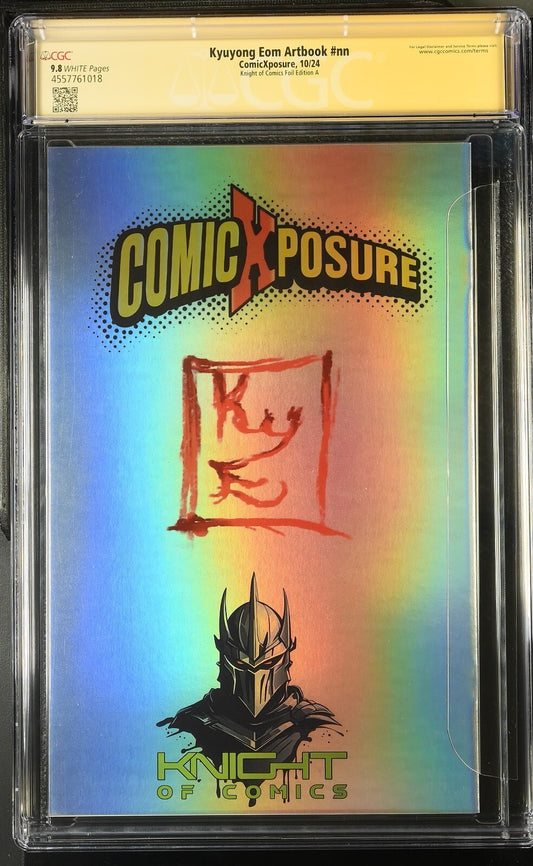 KYUYONG EOM ARTBOOK #1 - BEETLEJUICE MEGACON 2025 FOIL +SKETCH +SIGNED CGC 9.8