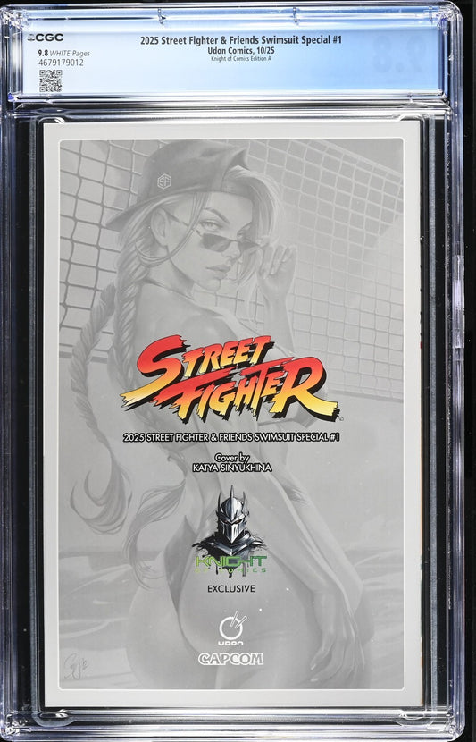 2025 STREET FIGHTER & SWIMSUIT SPECIAL #1 - KATYA SINYUKHINA COVER A CGC 9.8