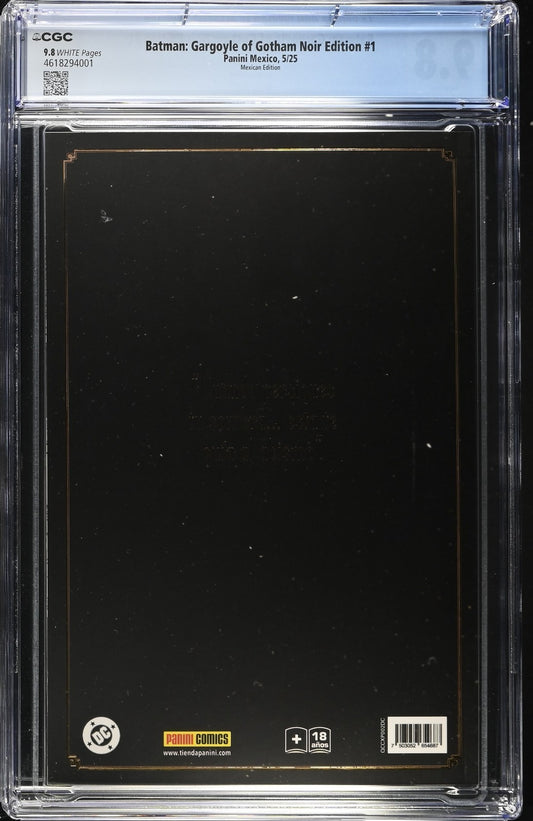 BATMAN GARGOYLE OF GOTHAM NOIR EDITION RAFAEL GRAMP GOLD MEXICAN EDITION CGC 9.8