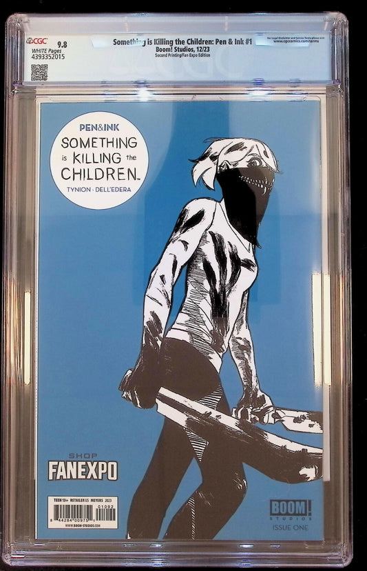 SOMETHING IS KILLING THE CHILDREN PEN & INK #1 JONBOY MEYERS FOIL COVER CGC 9.8
