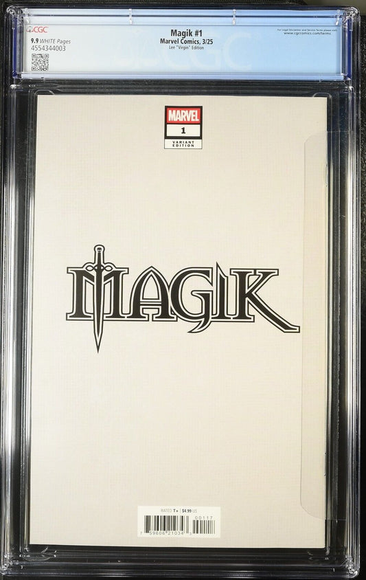 MAGIK #1 - JEEHYUNG LEE VIRGIN VARIANT EXCLUSIVE MARVEL 2025 1:100 RATIO CGC 9.9