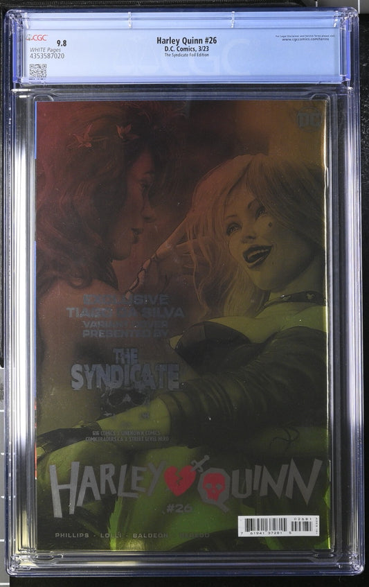 HARLEY QUINN #26 - TIAGO DA SILVA FOIL EDITION COVER EXCLUSIVE CGC 9.8