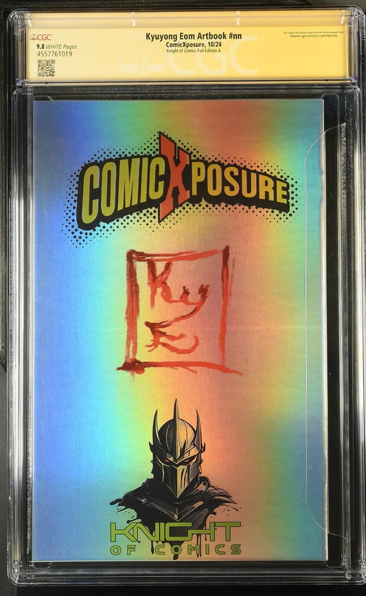 KYUYONG EOM ARTBOOK #1 - BEETLEJUICE MEGACON 2025 FOIL SIGNED CGC 9.8