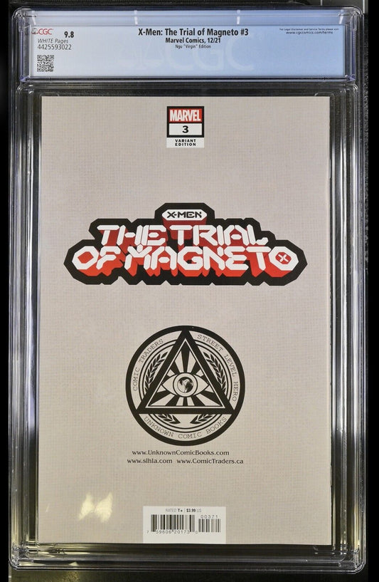 X-MEN: THE TRIAL OF MAGNETO #1 - KAEL NGU VIRGIN VARIANT MARVEL 2021 CGC 9.8