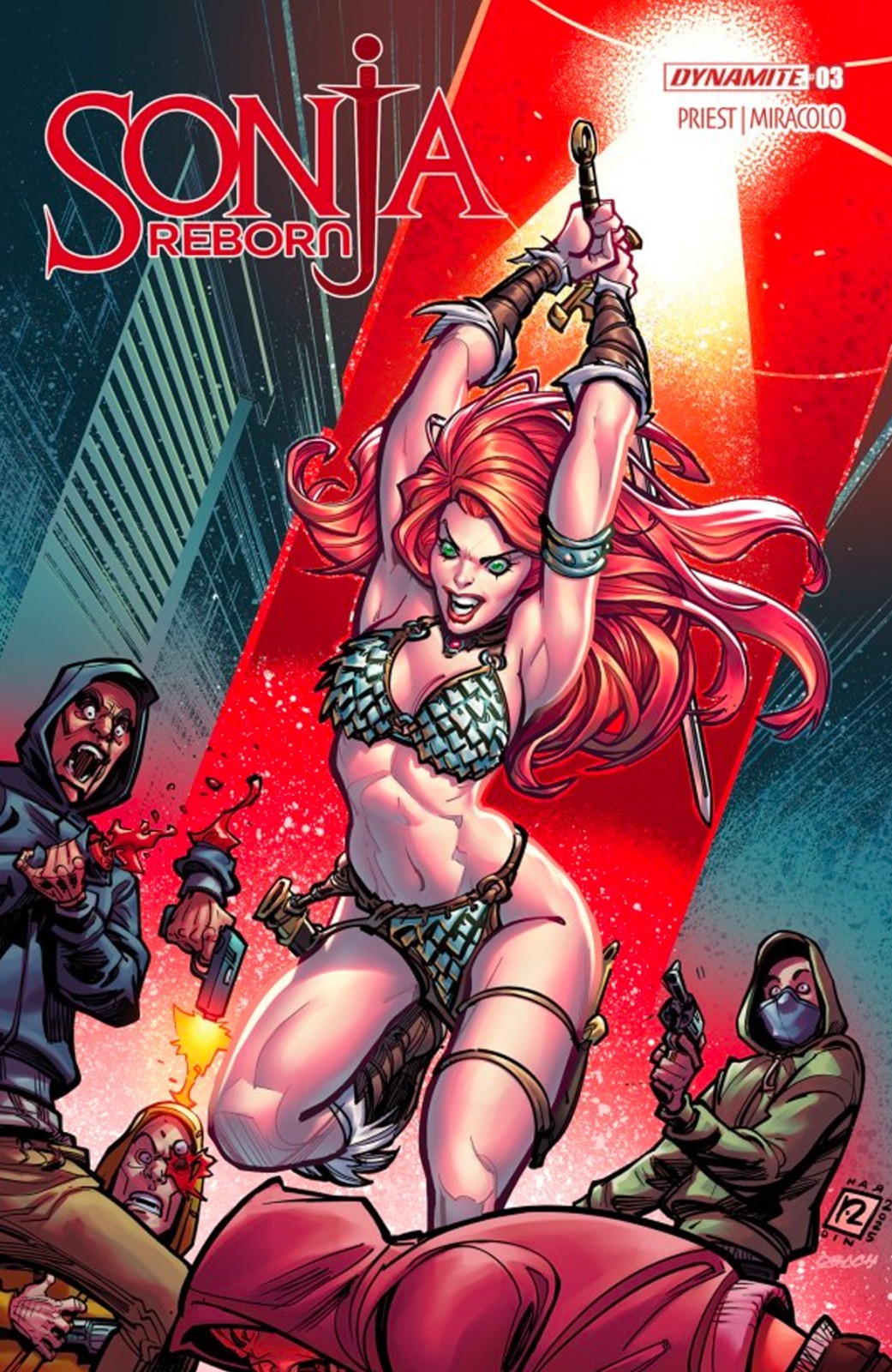 SONJA REBORN #3 - CHAD HARDIN TRADE VARIANT