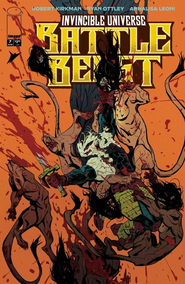 INVINCIBLE UNIVERSE BATTLE BEAST #7 - ROSSI GIFFORD COVER D RATIO 1:25