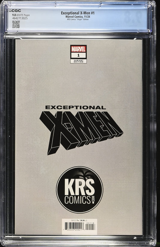 EXCEPTIONAL X-MEN #1 - WARREN LOUW VIRGIN VARIANT EDITION CGC 9.8
