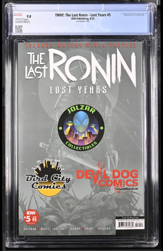 TMNT THE LAST RONIN LOST YEARS #5 - INHYUK LEE VIRGIN VARIANT 2023 CGC 9.8