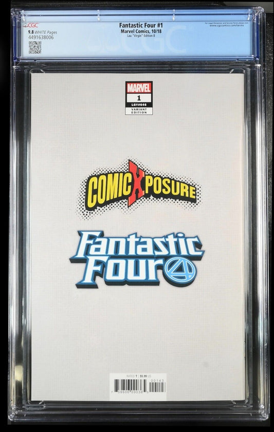 FANTASTIC FOUR #1 - ARTGERM VIRGIN VARIANT INVISIBLE WOMAN CGC 9.8 NM/M