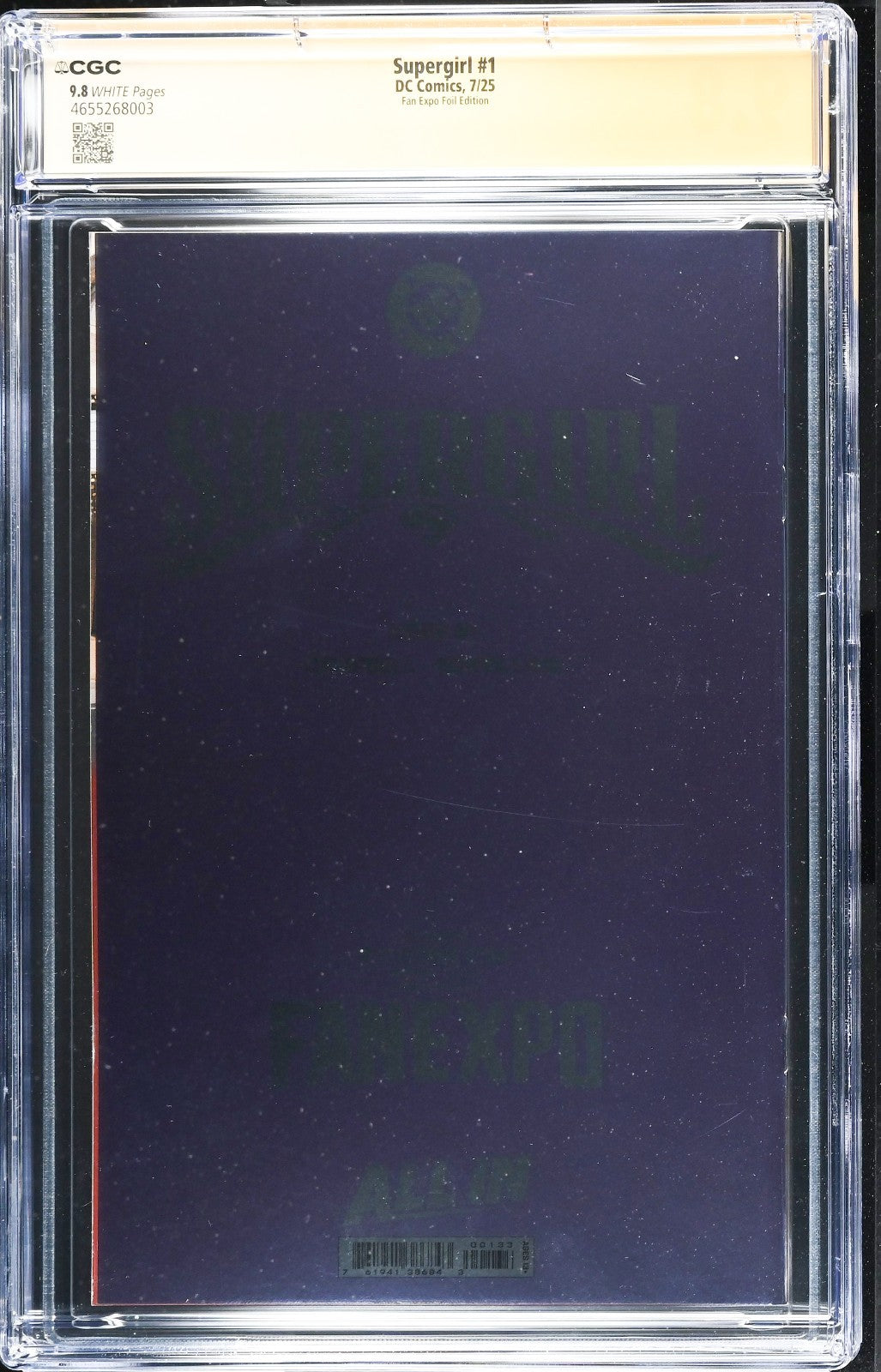 SUPERGIRL #1 - KYUYONG EOM FOIL VARIANT SIGNED & SKETCH CGC 9.8