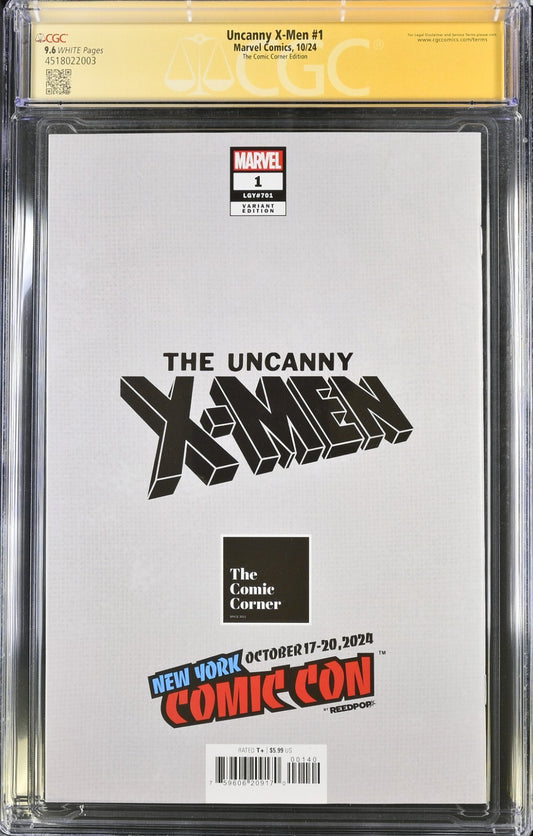 UNCANNY XMEN #1 - LESLEY LEIRIX LI NYCC 2024 EXCLUSIVE VARIANT SIGNED CGC 9.6