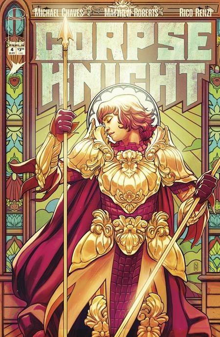 CORPSE KNIGHT #4 (OF 6) - NIMIT MALAVIA COVER D INC 1:25 STAINED GLASS VAR