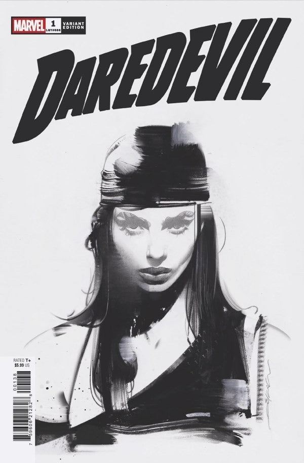 DAREDEVIL #1 - JEFF DEKAL BLACK & WHITE VARIANT RATIO 1:500