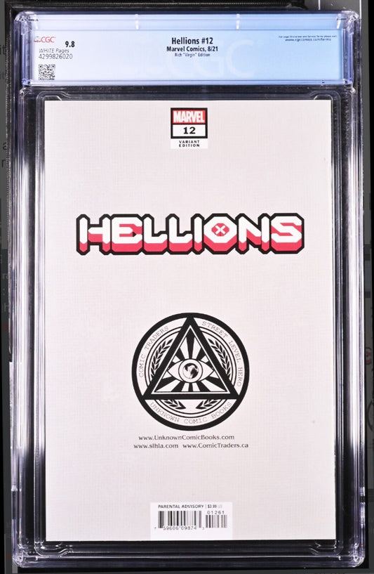HELLIONS #12 - SABINE RICH VIRGIN VARIANT MARVEL COMICS 2021 CGC 9.8 NM/M