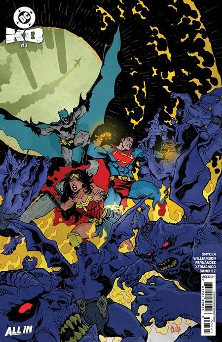 DC K.O. #3 - CULLY HAMNER TRADE VARIANT RATIO 1:25