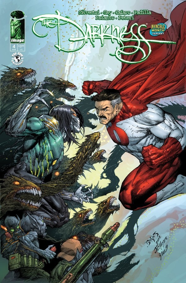 THE DARKNESS #4 - ED BENES COVER D VARIANT INVINCIBLE TEAM UP