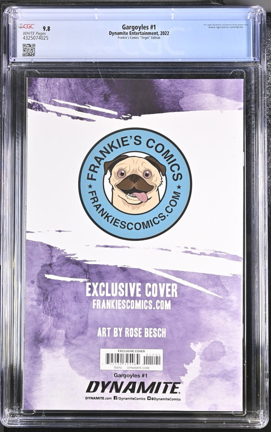 GARGOYLES #1 - ROSE BESCH VIRGIN VARIANT EXCLUSIVE CGC 9.8