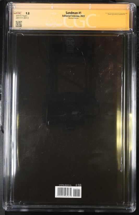 SANDMAN #1 - DAVE MCKEAN MEXICAN FOIL EDITION NEIL GAIMAN SIGNED CGC 9.8