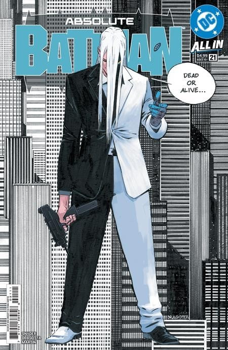 ABSOLUTE BATMAN #21 - NICK DRAGOTTA COVER A TWO-FACE