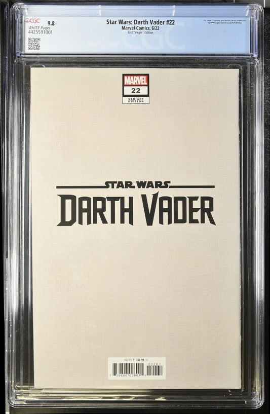 STAR WARS DARTH VADER #22 - E.M. GIST VIRGIN VARIANT MARVEL COMICS 2022 CGC 9.8