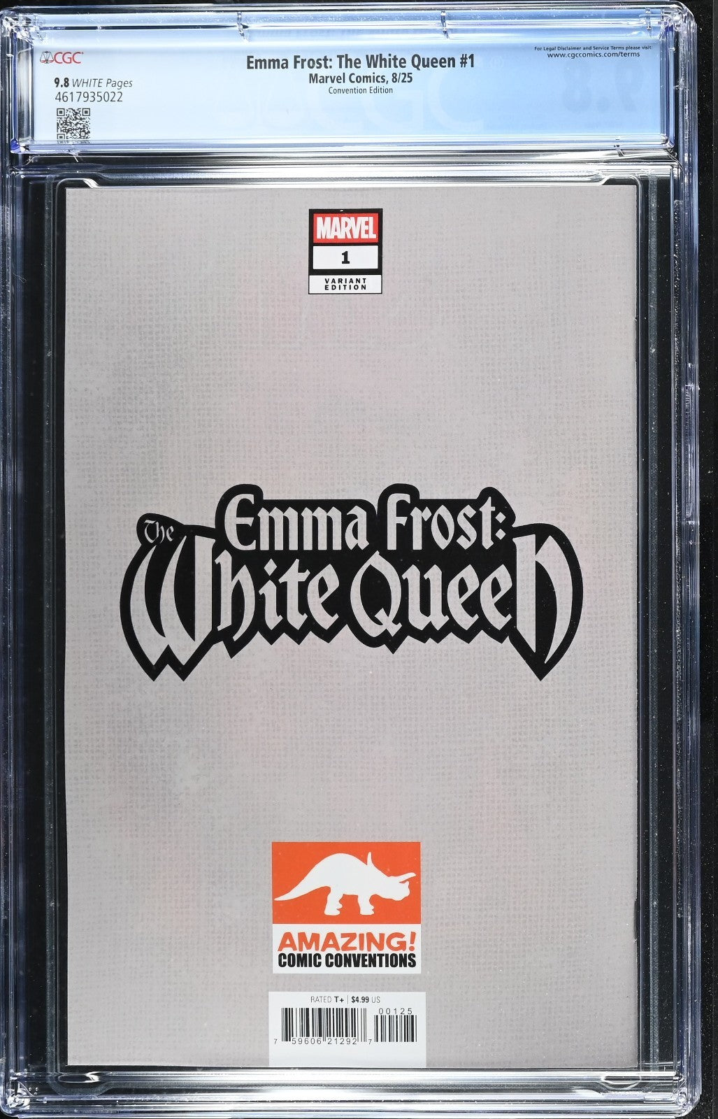 EMMA FROST: THE WHITE QUEEN #1 - GODTAIL TRADE VARIANT MARVEL 2025 CGC 9.8
