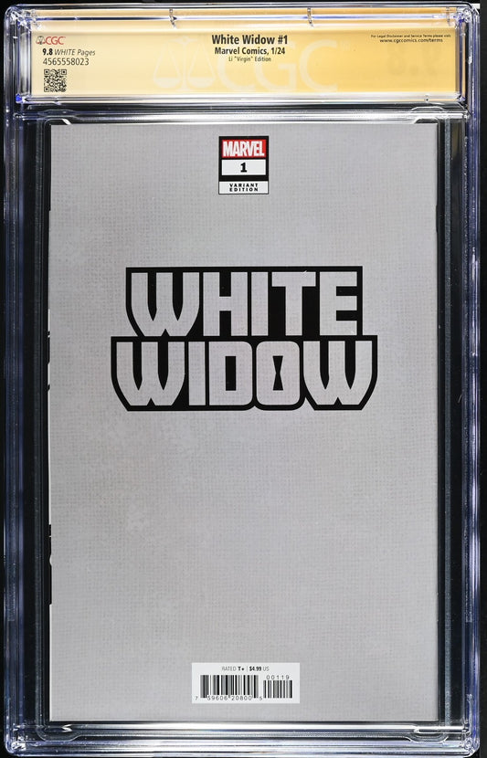 WHITE WIDOW #1 - LEIRIX LI VIRGIN VARIANT RATIO 1:50 SIGNED CGC 9.8