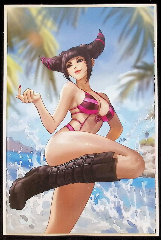 STREET FIGHTER SWIMSUIT SPECIAL #1 LEIRIX COVER B VIRGIN VARIANT JURI