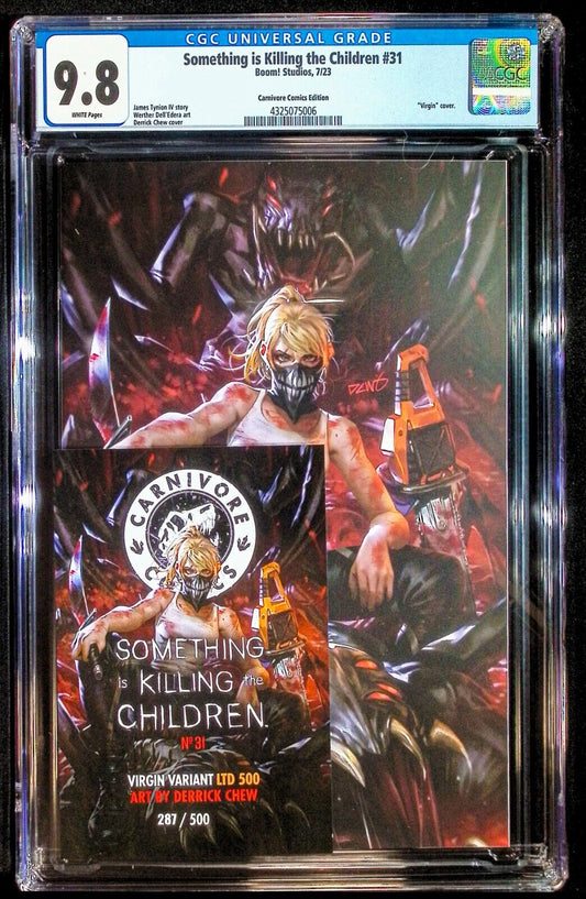 SOMETHING IS KILLING THE CHILDREN #31 - CHEW VIRGIN VARIANT +COA LTD 500 CGC 9.8