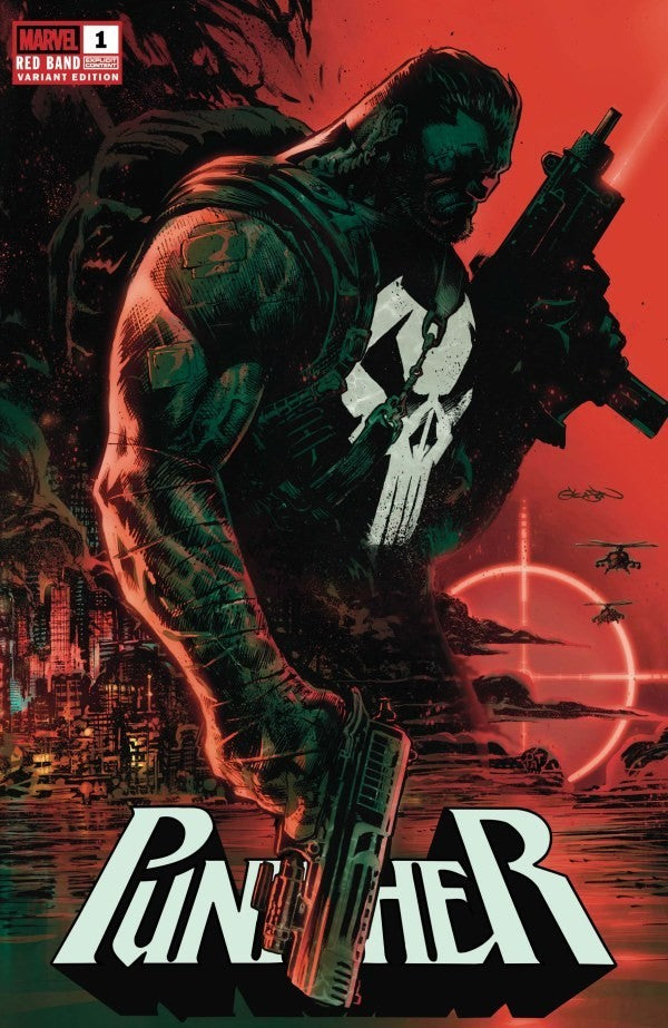 PUNISHER RED BAND #1 - PATRICK GLEASON VIRGIN VARIANT RATIO 1:25
