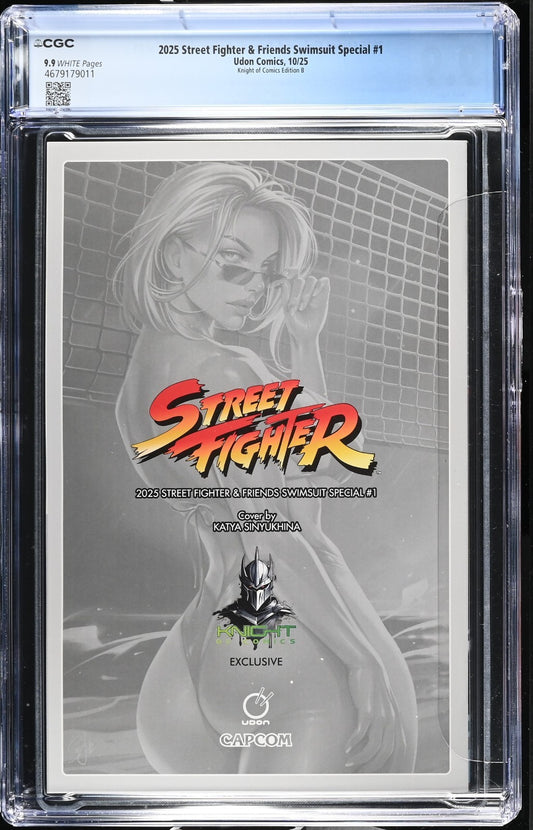 2025 STREET FIGHTER & SWIMSUIT SPECIAL #1 - KATYA SINYUKHINA COVER B CGC 9.9
