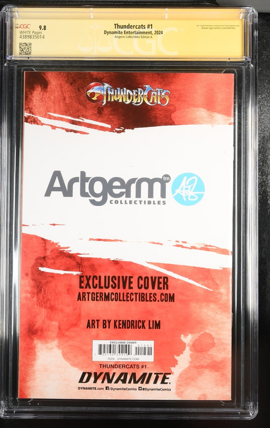 THUNDERCATS #1 - KENDRICK "KUNKKA" LIM VIRGIN VARIANT EDITION SIGNED CGC 9.8