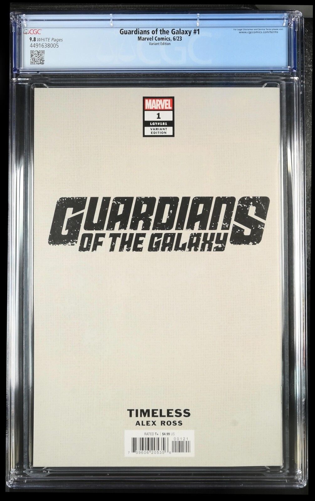 GUARDIANS OF THE GALAXY #1 - ALEX ROSS VIRGIN VARIANT DR DOOM CGC 9.8