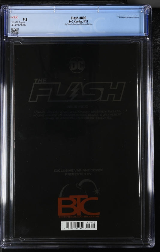 FLASH #800 - MIKE DEODATO FOIL VIRGIN COVER PLATINUM EDITION CGC 9.8