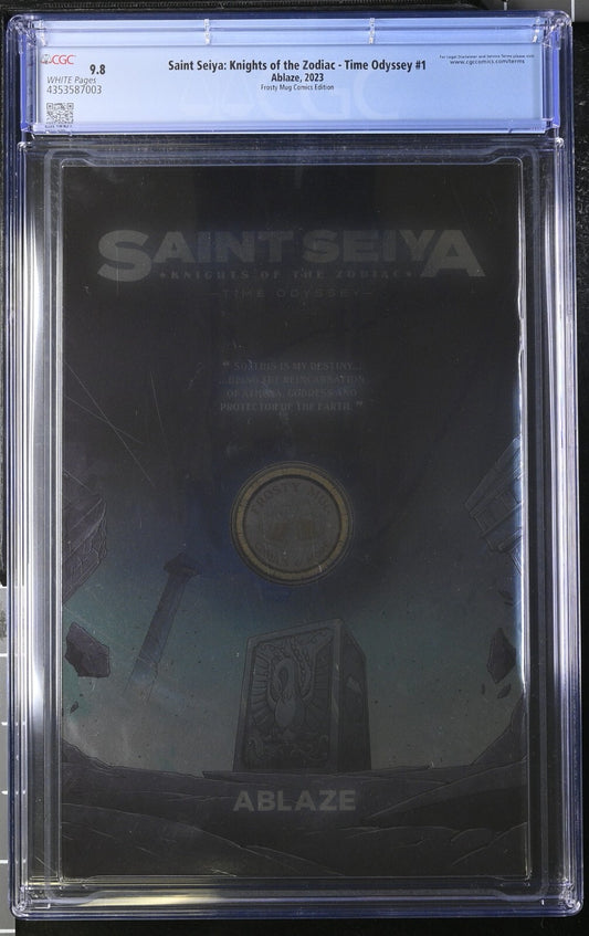 SAINT SEIYA KNIGHT OF THE ZODIAC #1 LEIRIX LI FOIL EDITION VARIANT CGC 9.8