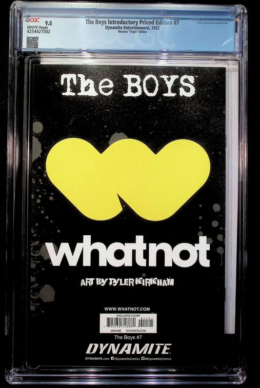 THE BOYS INTRODUCTORY PRICED EDITION #7 - TYLER KIRKHAM BATTLE DAMAGE CGC 9.8