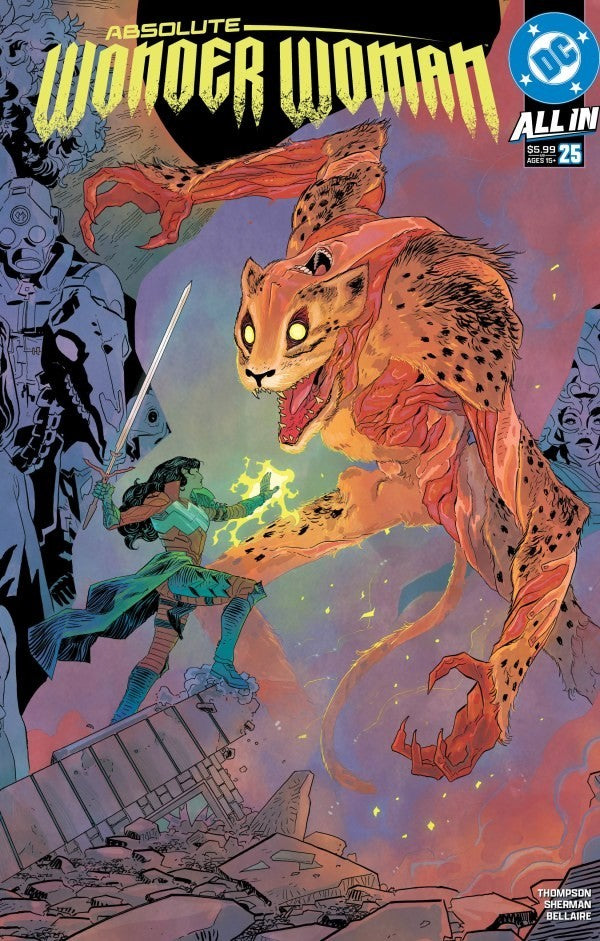 ABSOLUTE WONDER WOMAN #25 - HAYDEN SHERMAN COVER A CONNECTING MIDDLE