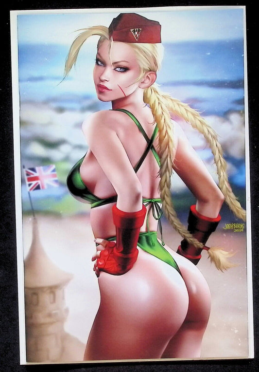 2024 STREET FIGHTER & FRIENDS SWIMSUIT SPECIAL #1 - JOSH BURNS COVER A
