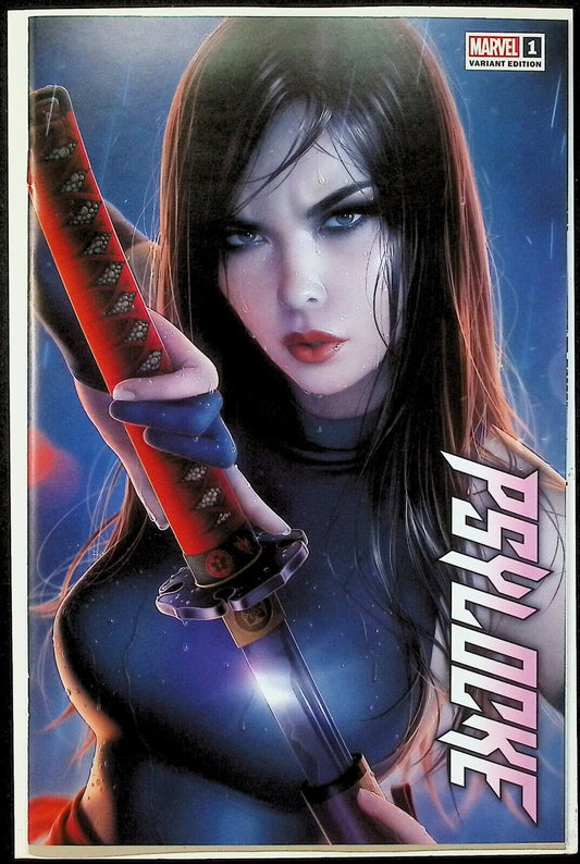 PSYLOCKE #1 - WARREN LOUW TRADE VARIANT MARVEL COMICS 2024