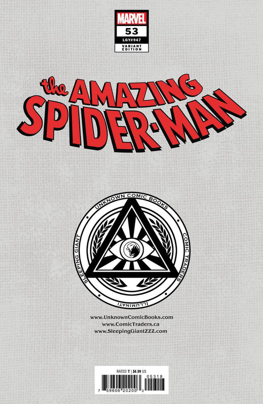 Amazing Spider-Man #53 Unknown Comics Derrick Chew Exclusive Var (07/10/2024)