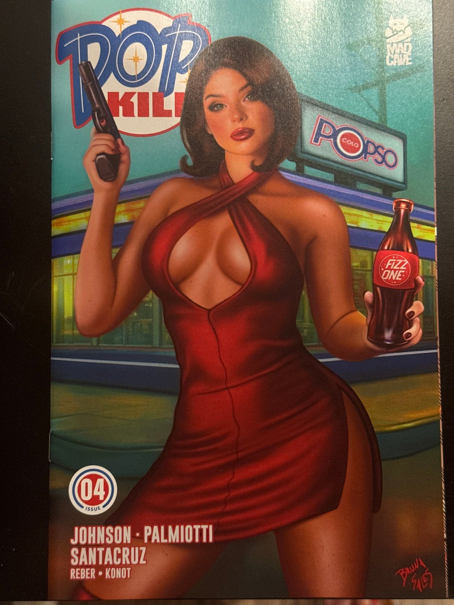 POP KILL #4 - BRUNA SALES TRADE VARIANT HEROESCON EXCLUSIVE