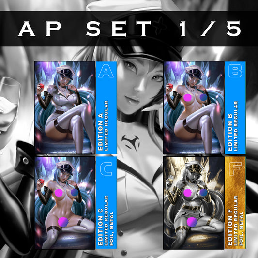 WAIFU CHRONICLES #1 - FROZEN GENERAL COSPLAY by Shyguyz AP COVERS LTD TO 5 (with Customized Comic Book Stor-Folio)