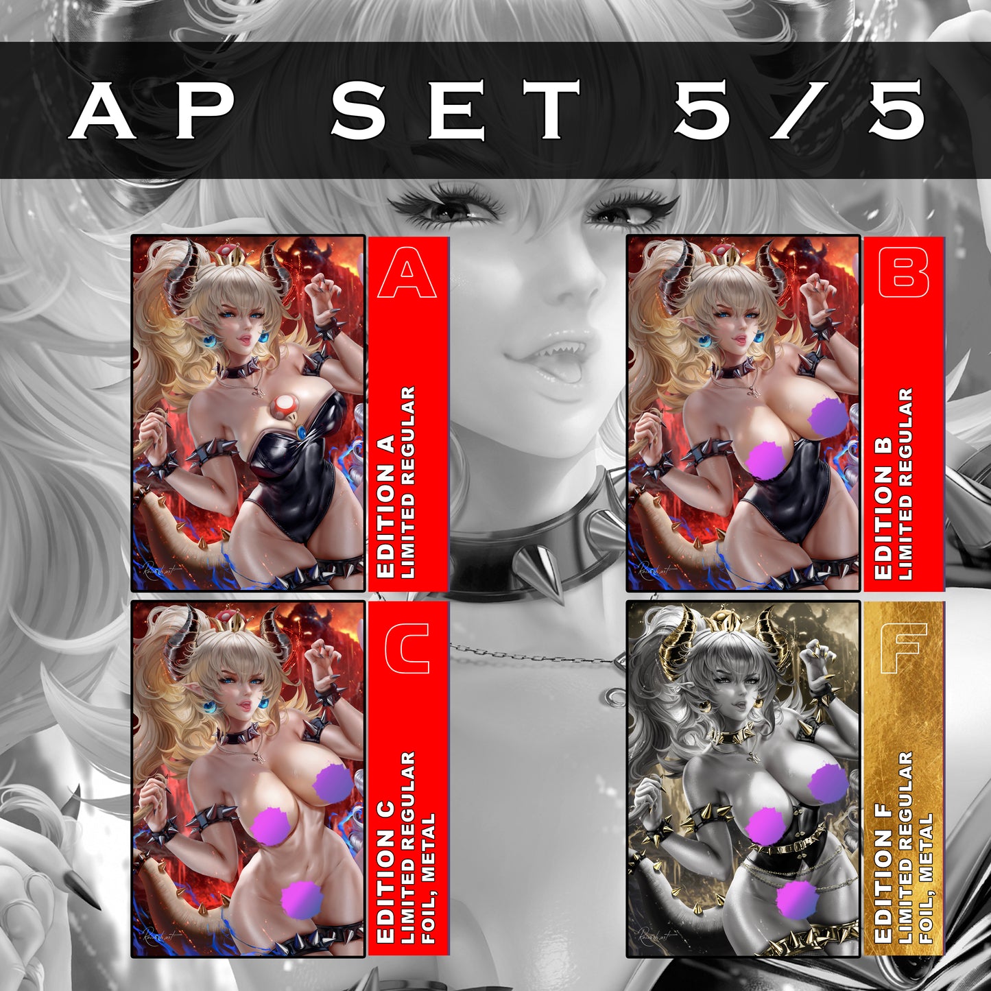WAIFU CHRONICLES #1 - TURTLE MAKIMA COSPLAY by Reivash AP COVERS LTD TO 5 (with Customized Comic Book Stor-Folio)
